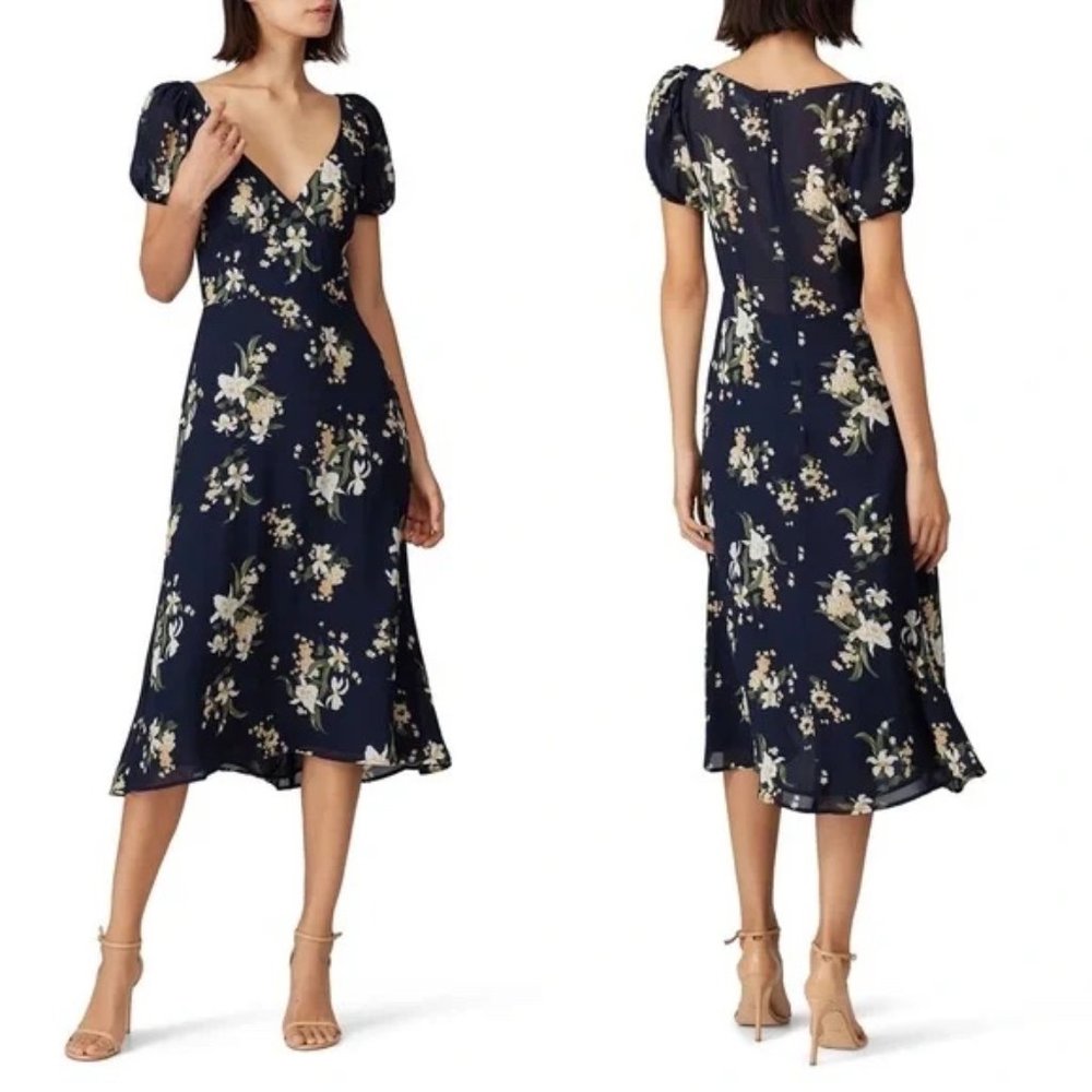 Reformation Kacey midi dress Isabella floral 8